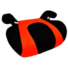 OMYCAR 兒童安全輔助座墊 國家CNS認證 台灣製造 適用15-36公斤孩童 可拆洗設計, 黑紅, 黑紅
