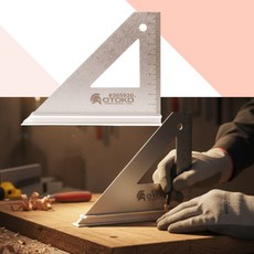 4인치 삼각자 각도자 삼각스퀘어 직각자 100mm, 본상품선택