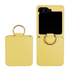 갤럭시 호환 Z플립5 가죽 케이스 힌지보호 카드수납 지갑 케이스