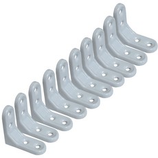 리폼플러스 ㄱ자 선반받침대 10P 까치발 꺽쇠, 소(50x50mm) 화이트, 10개