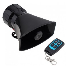 에어혼 화물차 크락션 100W 12V 7가지 사운드 자동차 사이렌 차량 경고 스피커 앰프 트럭 바이크 오토바이용, [02] 1 Piece Controller