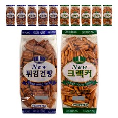 금풍제과 튀김건빵 6개+크랙커 6개