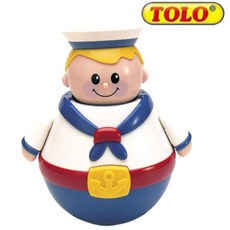 톨로 회전 뽀빠이 오뚝기 3개월 아기 장난감, 1개