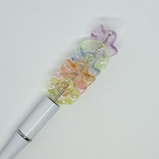 볼펜꾸미기 볼꾸 동대문 꾸미기 DIY 캐릭터 알록달록 미니 파츠 꽃받침 나뭇잎 꽃 플라워