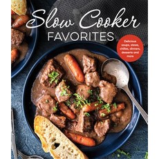 (영문도서)Slow Cooker Favorites: Delicious Soups Stews Chilies Dinners Desserts and More Hardcover, Publications International,..., English, 9781639389476