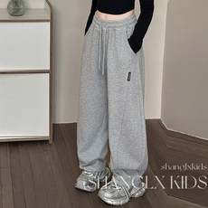 賣場優選新款可愛童裝女童長褲女童休閒闊腿褲運動秋季兒童秋裝直筒褲2025新款女孩大童褲子時髦