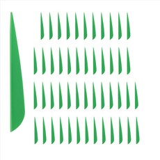 3인치 오른쪽 날개 슈팅 화살표 깃털 방패 자연 칠면조 양궁 활 공예 플레칭 50, 01 빠른, 01 50pcs brown