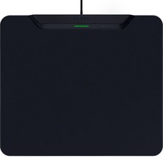 Razer HyperFlux V2 무선 충전 시스템: 연속 게이밍 마우스 매트 및 퍽 - 원활한 자동 페어링 하이퍼스피드 멀티 디바이스 연결 미끄럼 방지 고무 베이스 하드 서피