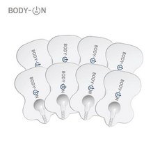 바디온 가정용 저주파 마사지기 개인용 전기 자극기 자극치료 휴대용 경량 미니 안마기 패드, 리필용 패드4팩(총 8개), 1개