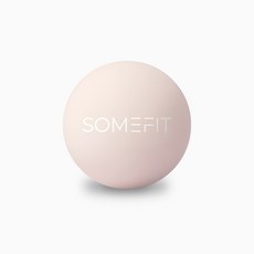 썸피트 실리콘 발바닥 마사지볼 싱글, 베이비핑크, 1개