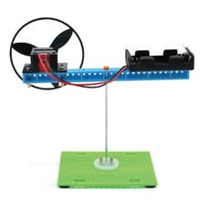 고학년 전동모터 바람발생 반작용 회전프로펠러 만들기 조립키트 체험수업 풍력실험, 1세트