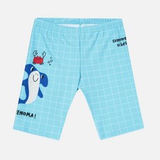 레노마수영복 모다인천점 BS2E008SB 남아 투투루 아기상어 4부 스카이블루 수영복_IC