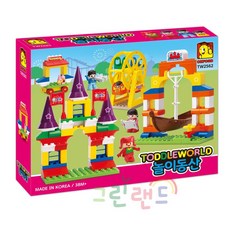 토들월드 놀이동산 TW2562 놀이기구 38개월이상 130pcs 피규어4 그린랜드79, 1개
