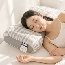 잔온 경추베개 목편한 숙면 베개, 1개, 그레이