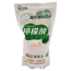 真柑淨 檸檬酸補充包400g, 天然檸檬酸清潔劑，有效去除水垢、異味，適用於熱水瓶、飲水機等, 400g, 1包