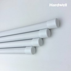 하드웰 천장 베란다 빨래건조대 교체용 코팅봉 4개_19.1파이(봉길이 193cm), 고객직접설치, PE 코팅봉(화이트)