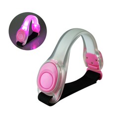 런닝 LED 스포츠 밴드 암밴드 산책 야간 라이트, 1개, 핑크