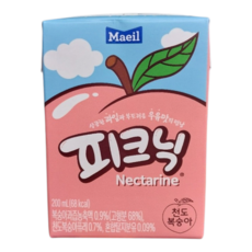 매일 피크닉 천도복숭아 200ml 24팩, 24개