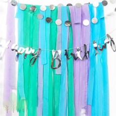 파스텔숲길 종이소품 스트리머 세트 스카이라벤다3종