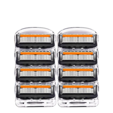 비브랜드 블루 면도날 질레트 퓨전 프로글라이드 호환용, 1세트