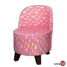 LOGIS 動物造型兒童椅 S003 適用於兒童, 河馬紅, 1個