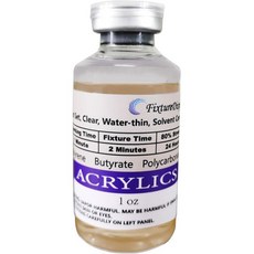 FixtureDisplays® 1온스 아크릴 글루 유리병 플렉시글라스 시멘트 접착제 DIY 아트 크래프트 11310, FixtureDisplays® 1온스 아크릴 글루 유