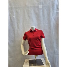 루이까스텔 여성 골프웨어 S/S 요꼬에리 자수 포인트티 7LOTS405R