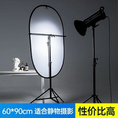 반투명 접이식 촬영 뷰티 조명 확산판 인물사진 소프트박스 천반사판, 1개, D. 6090cm 소프트박스정물사진 촬영에 적합