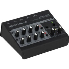 락빌 LINE8 USB 8채널 마이크/라인 믹서 컴퓨터 녹음 인터페이스 8 모노 또는 4 스테레오 채널