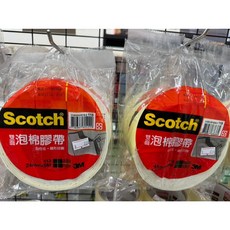 3M 雙面泡棉膠帶，黏性強，適用於多種材質，手工藝、家居裝飾皆宜，耐候性佳, 1個, 18mm