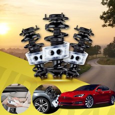 테슬라 모델S 차량용 우레탄 쇼바 완충기 좌우 세트, 후륜좌우