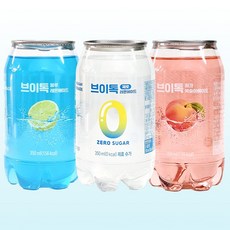 브이톡 에이드 350ml 제로레몬12 블루레몬6 복숭아6, 24개
