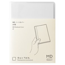 미도리 MD 프로덕트 노트커버 클리어, A7, 1개