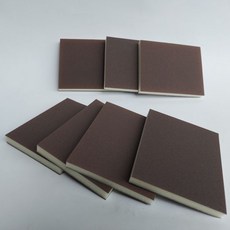 雙面海棉砂 水砂紙 乾濕兩用 除垢除鏽修邊打磨除痕 木工鐵工, 1個, 中細150號-約為400-#500