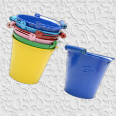 철제 미니 칼라 양동이 버킷 통 칼라양동이