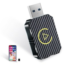 무선 CarPlay 안드로이드 자동 어댑터 - 몇 초 만에 유선을 무선으로 변환 USB 연장 케이블이 있는 컴팩트한 디자인 안정적인 연결 및 2020년 이상 차량을 위한 거의, 실버
