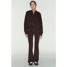 [국내발송] ZARA 여성 인터록 봄버 재킷 - 브라운 3641/850/700 416628