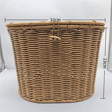 自行車車籃 豬鼻籃, 1個, 棕色, 棕色