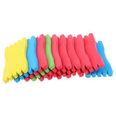 shangren 2X 10Pcs 폼 릴 보빈 스풀 후크 라인 조작 추적 스토리지 태클 4x8, 다색, 거품, 다색