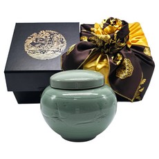 청밀당 도자기 꿀 1.2kg 고급 명품 케이스 국내산 선물세트, 1개