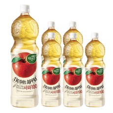 자연은 사과 주스, 1.5L, 6개