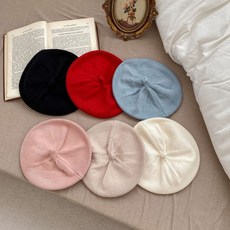 조안나 3개월 6개월 9개월 백일 돌 아기 니트 베레모