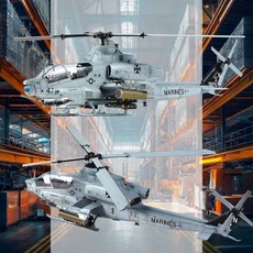 1대35 헬기 샤크 마우스 인테리어소품 피규어 수집품 모형완구 진열용 프라모델