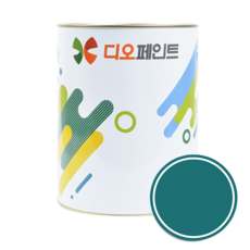 디오페인트 멀티퍼퍼스 벽지 가구용 페인트, 1개, 1L, 비비드24(틸)