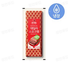 롯데 데일리 스모크햄 /냉장 김밥 햄 도시락 안주 반찬, 2개, 500g
