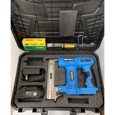直釘鋰電釘槍 21V(18V), 1個, 摩誼釘槍 F30G 2.0AH單電_塑盒