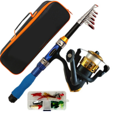 초보낚시대 입문용낚시대 원투낚시대세트 낚시대 세트, 블루