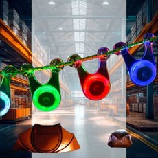 LED 스트링 가드 야간라이딩 밤산책 로프 감성템 안전등 야광, 블루