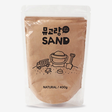 뮤고랑 촉감놀이 컬러모래 네추럴 400g, 1개