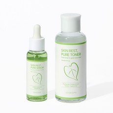 이지비건 토너+세럼 2종 세트 비건 쉼 퓨어 수딩토너150ml+세럼50ml, 1세트